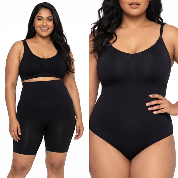 Shapify Premium Bodysuit & Shapify High Waist Tummy Tucker Combo
